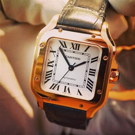 cartier bb24805|cartier gold leather watch.